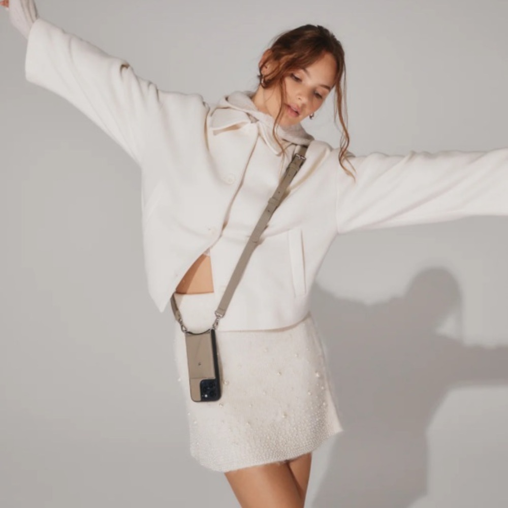 Bandolier Hailey iPhone 14 Greige/Silver